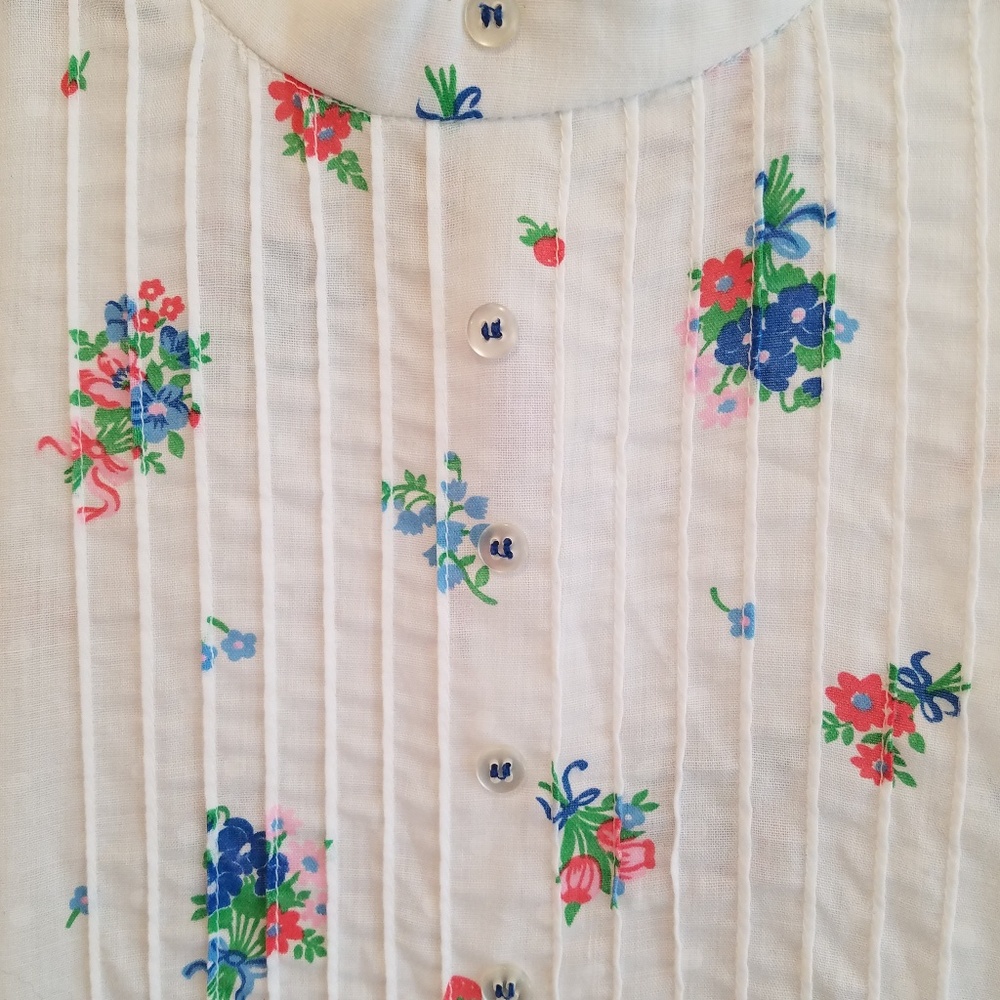 ❌SOLD❌ 70s Prairie Strawberry 🍓 Maxi Dress XS/S - Picture 4 of 8